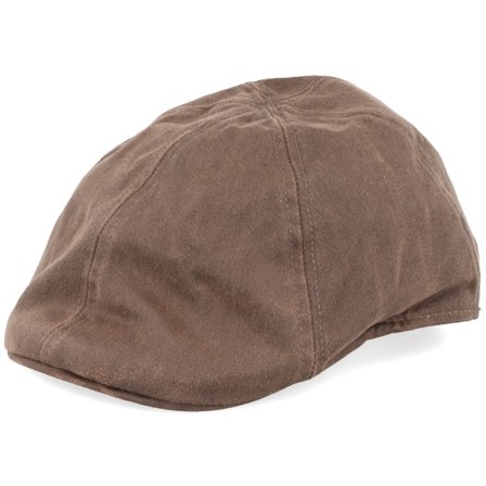 Stetson - Texas Co/Pes Brown Flat Cap Flatcap Brown Cap - @ Hatstore