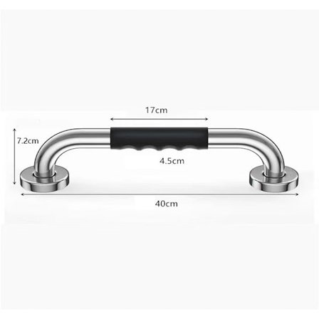 Duschhandtag för äldre, 40 cm, badkarshandtag, badrum