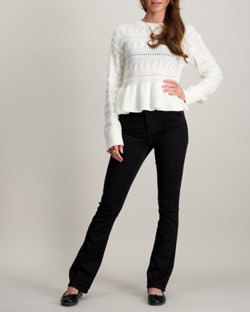 Kids ONLY KOGROYAL LIFE REG FLARED PIM600 NOOS Schwarz Jeans Mädchen - Kids Brand Store