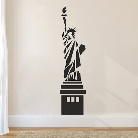 Frihetsgudinnan vinyl vägg klistermärke