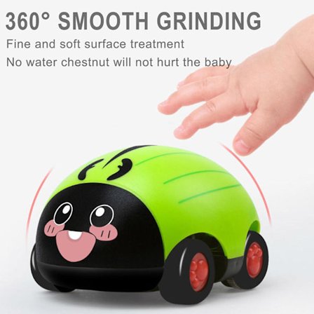 2 kpl Kaksinkertainen vedettävä auto, putoamista estävä auto, sarjakuva hyönteissimulaatio, lasten lelu Bluesquigz