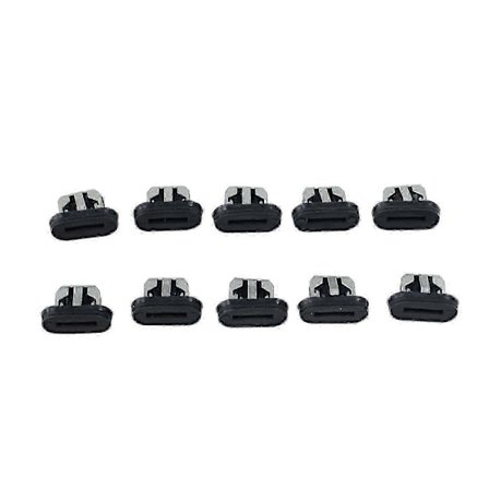 10 st dörrsidokjolar gjutning nedre gungbräda klämmor fäste klämma för Tesla Model 3