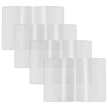 4 stk. Pas Holder Cover Vandtæt Gennemsigtig Beskyttelsesetui til Internationalt Vaccinationscertifikat Beskyttelsesetui