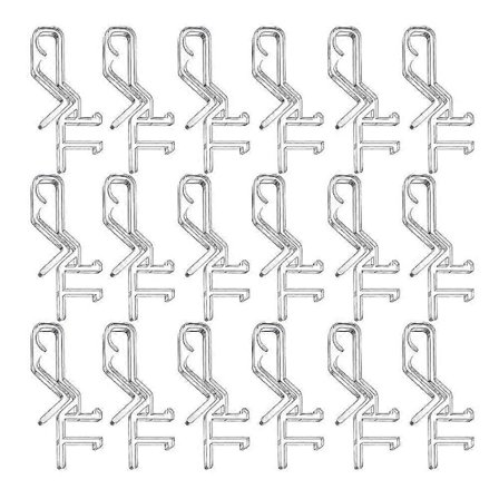 2,1 tums kappa clips fönster persienn clips klar plast kappa hållare clips för horisontella persienner