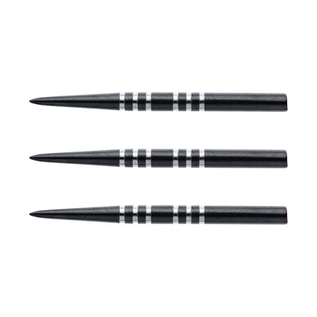 Red Dragon Specialist Dart Points - Black Re-Grooved 32mm