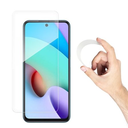 Wozinsky Nano Flexi Hybrid Flexibel glasfilm Xiaomi Redmi 10 Härdat glas