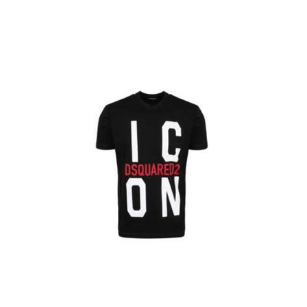 Dsquared2 - T-shirts - Svart - Herr - Storlek: S, Herr, Storlek: S