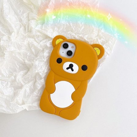(Til iPhone 12 Pro MAX) Rilakkuma silikone etui mobilcover