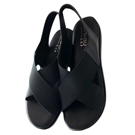 Kvinnor Ankelband Platta Sandaler Öppen Toe Sommar Sandal