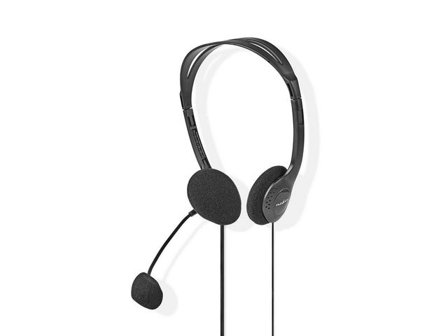 NEDIS Headset CHST100 On-Ear 2x3,5mm - Lyreco - Datorprodukter - Kringutrustning - Datorheadset
