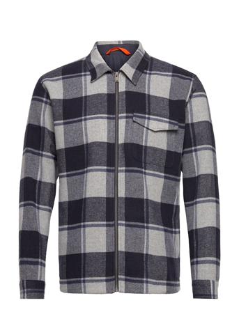 Slharthur Check Jkt Overshirts Light Jackets Monivärinen/Kuvioitu Selected Homme