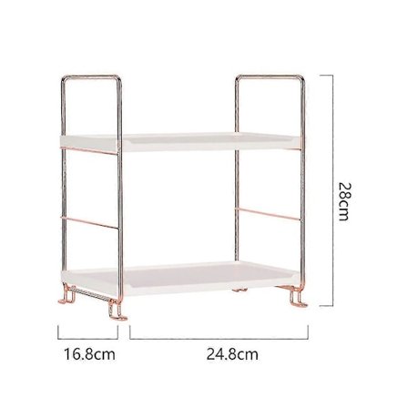 Metallinen säilytysteline hylly pöydälle keittiöön kylpyhuoneeseen