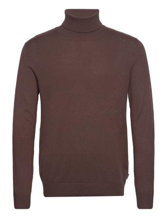 Jjeemil Knit Roll Neck Noos Jack & J S Brown