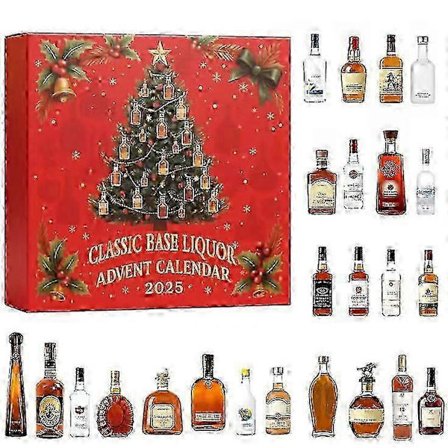 Juladventskalender 2025 akryldekoration full storlek