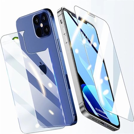 3-PACK Fram- & Baksida Skärmskydd 0,3mm iPhone 14 Pro Max