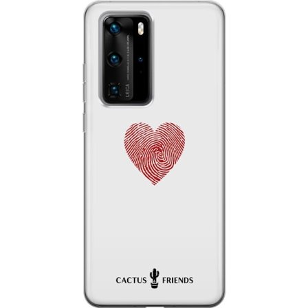 Yhteensopiva Puhelinkuori Huawei Huawei P40 Pro Cactus and Friends - Fingerprint Love