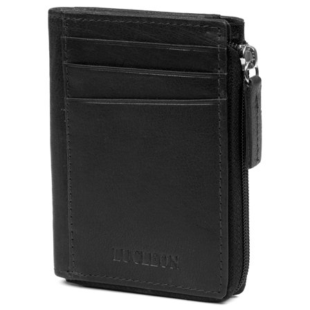 Montreal Casual Black RFID Leather Wallet for Men - Wallets