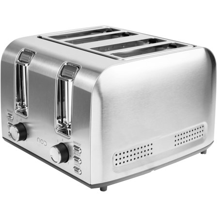 Nod Brødrister 4 skiver, rustfrit stål - Rustfri stål | KitchenOne