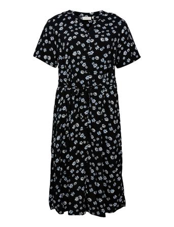 Carlolliane Ss Shirt Calf Dress Aop Patterned ONLY Carmakoma