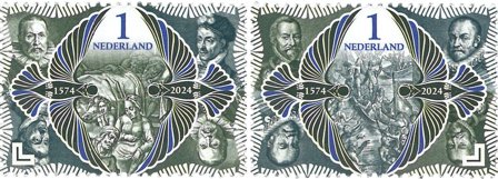 Holland - Leidens befrielse 450 år - Postfrisk sæt 2v