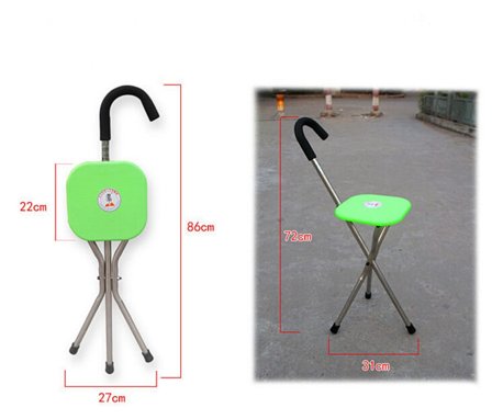 Nygaard Alustok m/sæde 86 cm, Medicin & Pleje, Hjælpemidler, Stokke