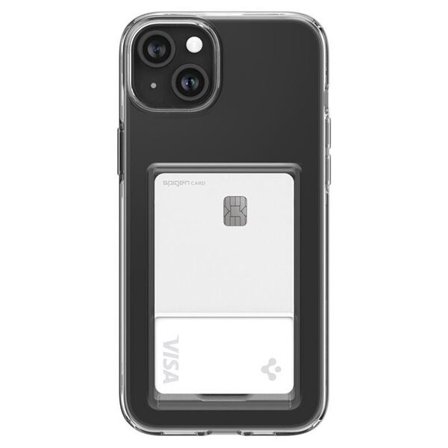 Spigen Crystal Slot Kotelo iPhone 15 Plus - Kirkas
