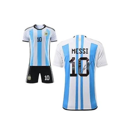 22-23 Argentina Three Stars Messi No.10 Fodboldtrøje T-shirt XL
