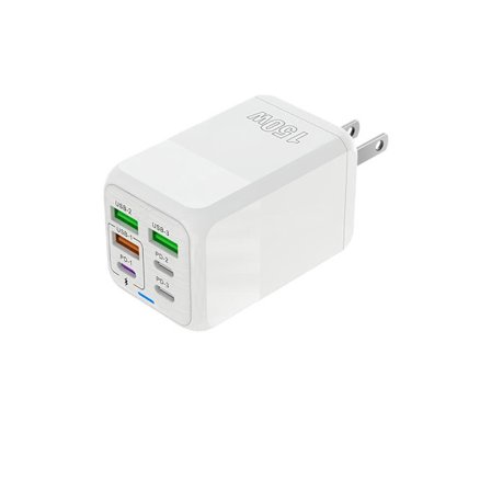 150W fuld-protokol superhurtig opladningshoved, multi-port oplader, multi-funktionel adapter til skrivebord