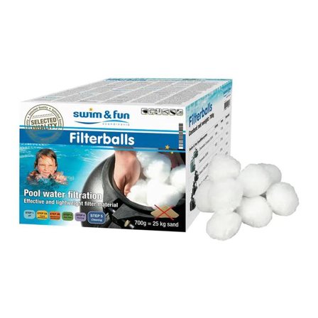 Swim & Fun Filterballs Filterbollsats 700 g, Pooler & utebad