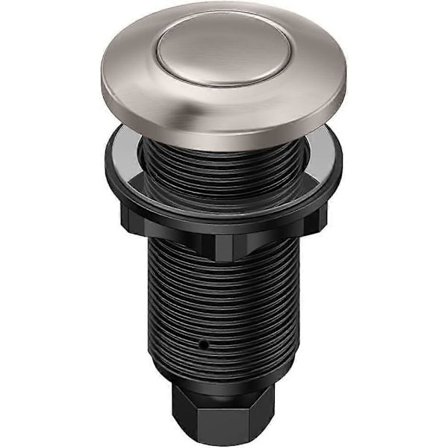 2025 Senaste Modell Diskbänksavfallskvarn Luftströmbrytare i Satin Nickel Finish - Tillverkad i USA