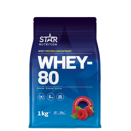 Star Nutrition Whey-80 Vassleprotein 1 kg