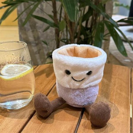 Plysdukke serie dyrehætte capybara plysdukke dukke plyslegetøj 20 cm krøllet bjørn