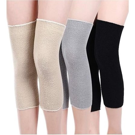 Tredelt vinter knæbeskyttersæt, egnet til kvinder - varme knæbeskyttere - tre farver