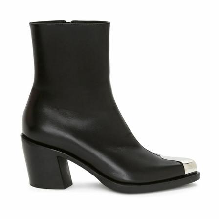 Alexander McQueen, Heeled Boots Zwart, Dames, Maat:36 EU