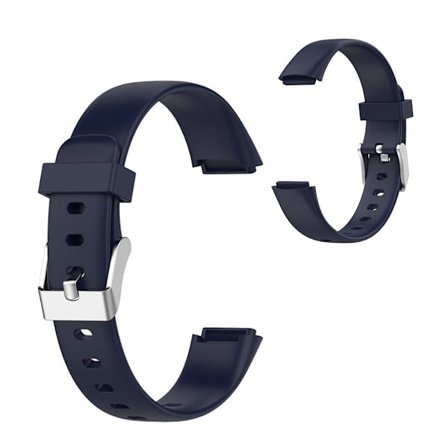 Fitbit Luxe klockarmband i silikon - Mörkblå / Storlek: L