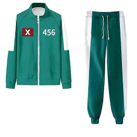 Sesong 2 Squid Game Seong Gi-hun Cosplay Kostyme, Genser