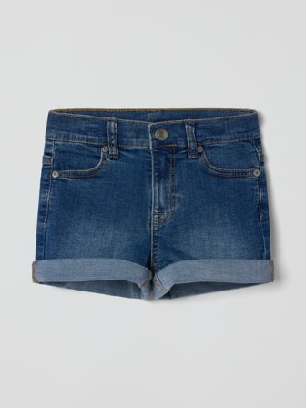 Polarn O. Pyret Jeansshorts med fickor - 104 - barnkläder - denim