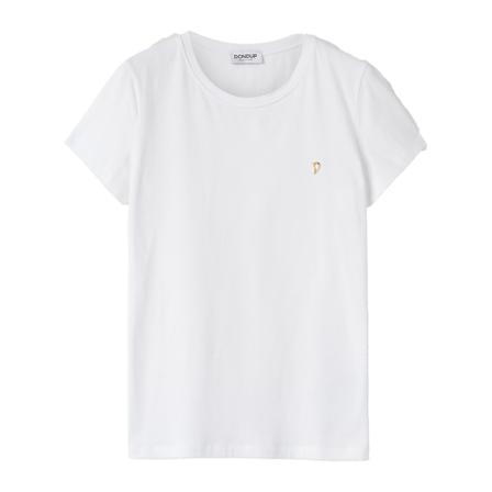 Dondup, T-Shirts Wit, Dames, Maat:M