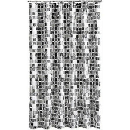 Suihkuverho 200 x 220 cm (L x K), homeenesto, antibakteerinen, vettähylkivä, pehmeä polyesterikangas