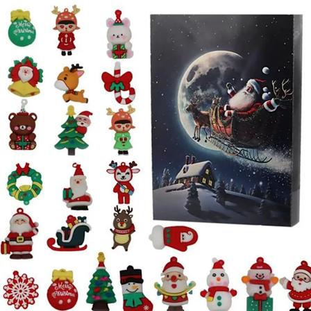Joulukalenteri 2023 Sensory Fidget Toys Xmas Blind Box 24 päivän lähtölaskenta Uudenvuoden yllätyslahja lapsille pojille tytöille style 5