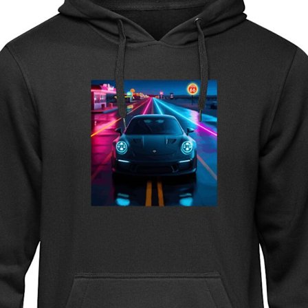 Lapsen huppari Urheiluauto Neon Auto Kilpa-ajo Drift