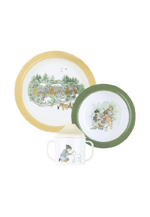 RättStart Barnservis i RPET, Barnen Bullerbyn Mata & äta Unisex ONESIZE