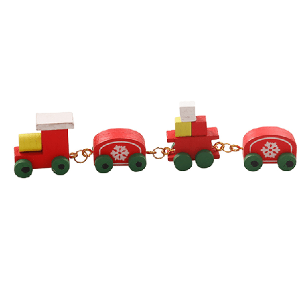 1:12 Dukkehus Miniature Christmas Snowflake Togvogne Til Red