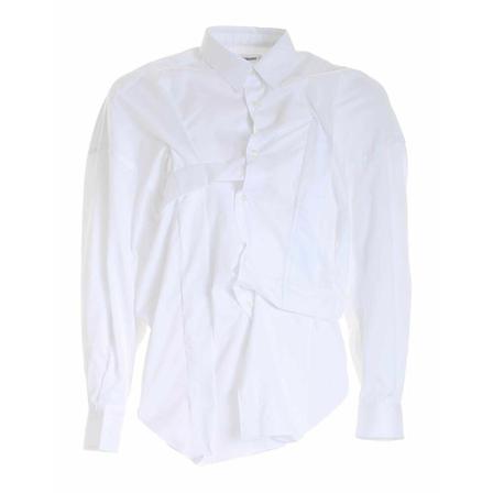 Comme des Garçons Crimped Shirt Hvid, Herre Skjorter