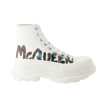 Alexander McQueen, Ankle Boots Biały, Mężczyzna, Rozmiar: 41 EU