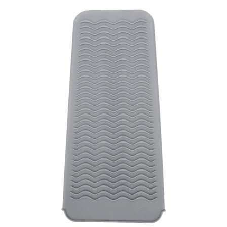 Silikoninen lämmönkestävä alusta hiustenmuotoilurautalle, kannettava suoristusraudan matkakotelo liukuesteellä, kestävä ja liukumaton pintasuoja