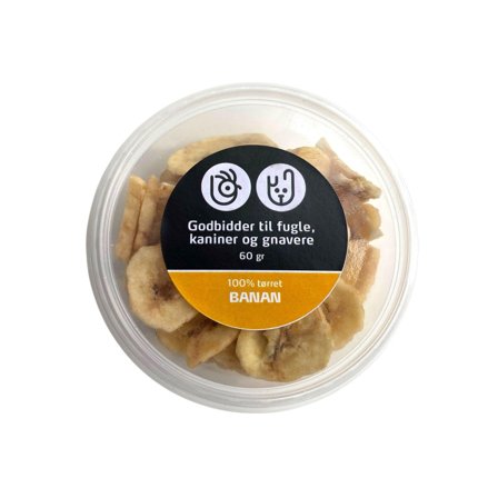GnagerSnacks Tørket Banan - 60 g