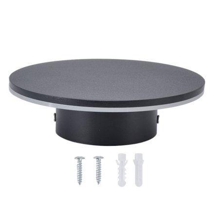 LED-vägglampa rund solförmörkelse Modern enkel design 360 graders belysning Dekorativ vägglampa AC 85V till 265V 12W