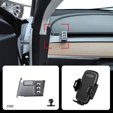 Mobilhållare Tesla Model 3 2020 Vänster