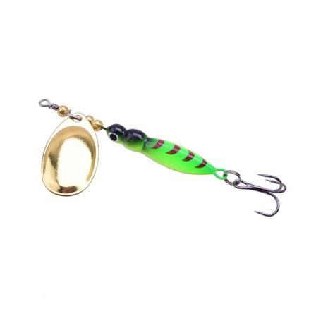 Spinnare Larv Medium 70 Mm - Flera Färger Guld